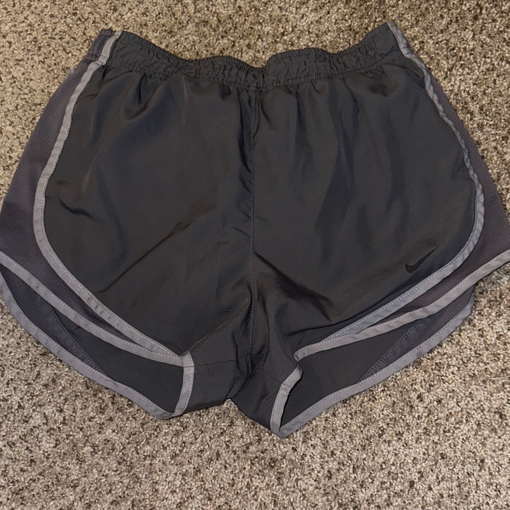 Nike Women’s Black Athletic Shorts with Gray Trim